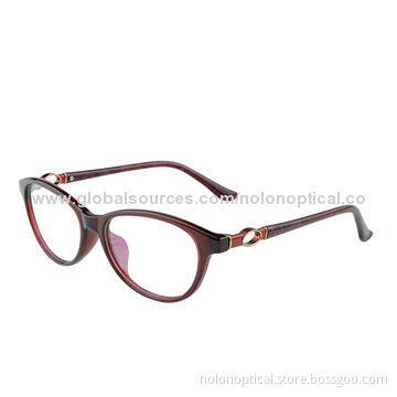 Retro Round Cat Eye Glasses with Demo Lens
